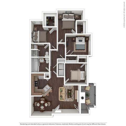 Unit 1014 1217 floor plan